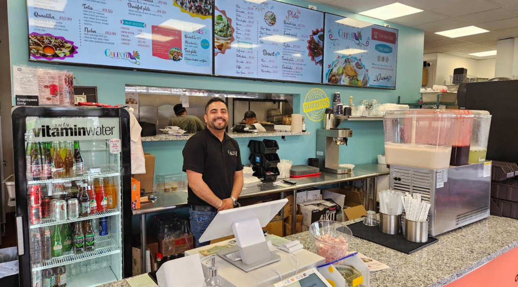 owner enrique and calixto inside