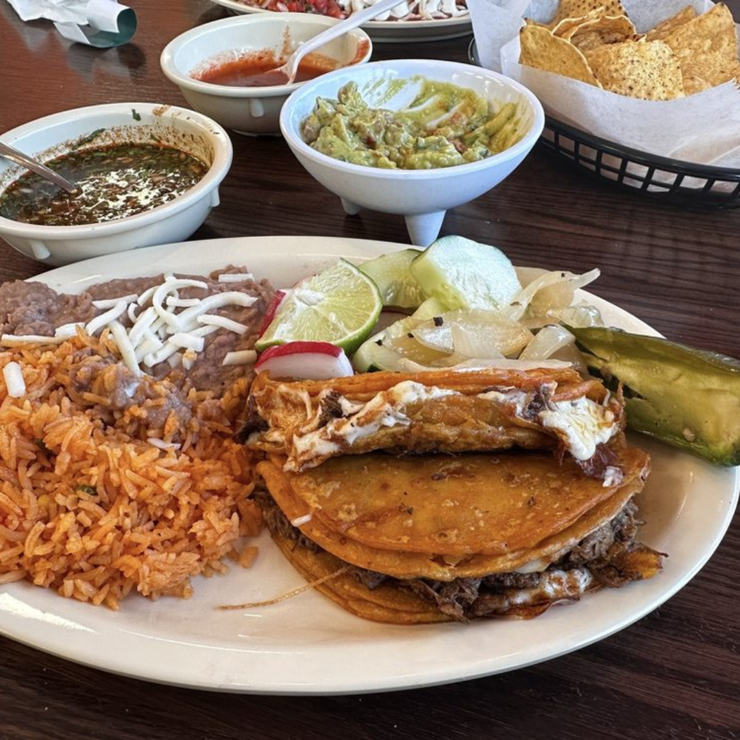 quesabirria taco plate